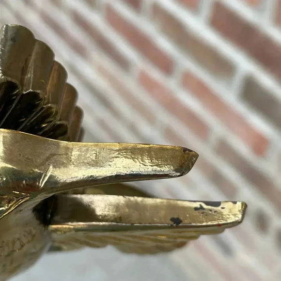 Homco MCM Vintage Hummingbird Wall Art Plastic Retro Gold Tones - Picture 5 of 5